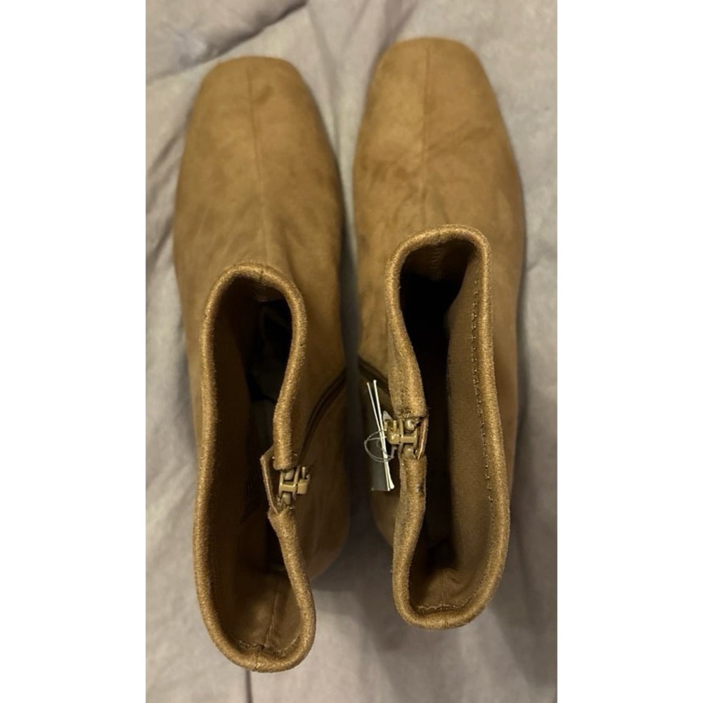 NEW A New Day Women's‎ Chestnut Suede Pippa Stretch Heeled Ankle Boots, Size 10 - Picture 6 of 12